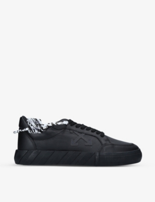 off white vulcanized leather