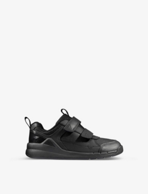 clarks slip on trainers