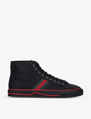 gucci mens high top trainers