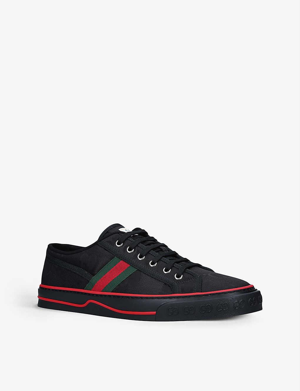 GUCCI Men's Tennis 1977 canvas low-top trainers
