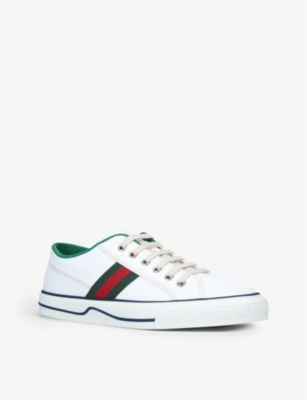 GUCCI Men's Tennis 1977 canvas low-top trainers