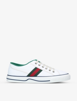 GUCCI Men's Tennis 1977 canvas low-top trainers