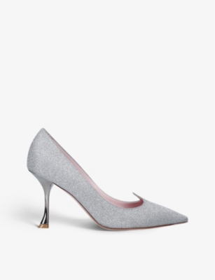 ROGER VIVIER I Love Vivier heeled glitter courts Selfridges