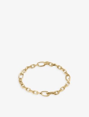 Monica Vinader Alta Capture Charm Bracelet Yellow Gold