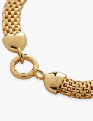 Shop Monica Vinader Women's Gold Heirloom 18ct Gold Vermeil Sterling Silver Bracelet