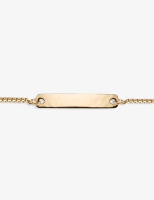 Shop Monica Vinader Womens Gold Havana 18ct Yellow Gold-vermeil Woven Friendship Bracelet