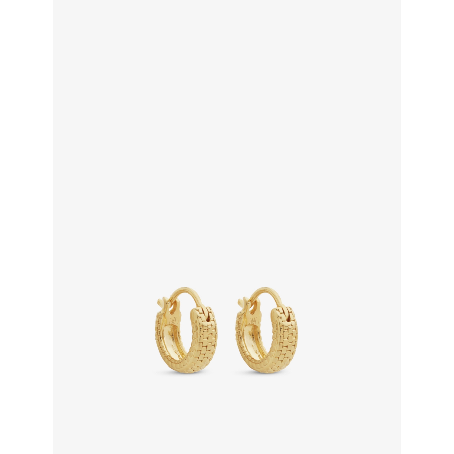 Monica Vinader Heirloom 18ct Yellow-Gold Vermeil Huggie Earrings