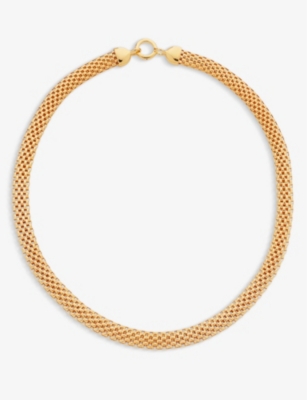 MONICA VINADER - Doina 18ct gold vermeil sterling silver necklace ...