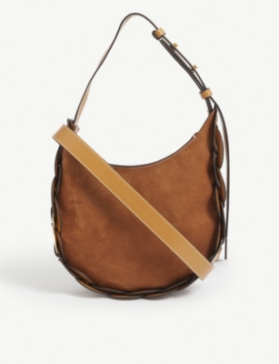 CHLOE: Darryl small leather shoulder bag