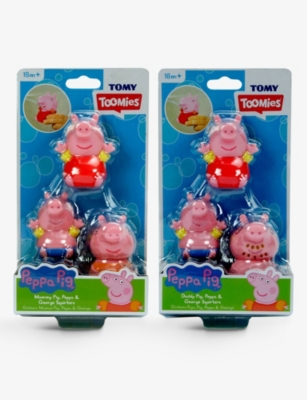 Peppa Pig Peppa Family Bath Water Squirters Set Of Three Selfridges Com