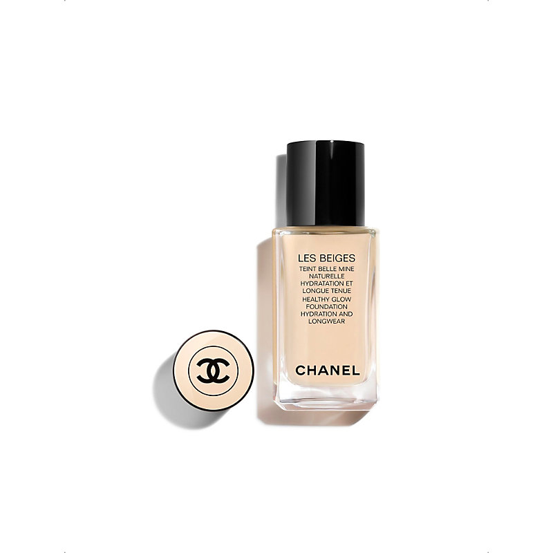 Chanel B00 Les Beiges Healthy Glow Foundation Hydration And Longwear In White