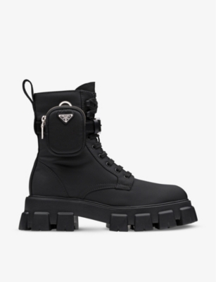 prada hiking boots women's