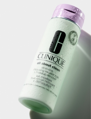 CLINIQUE ALL ABOUT CLEAN SKIN TYPES 1 & 2 CLEANSING MICELLAR MILK AND MAKE-UP REMOVER 200ML
