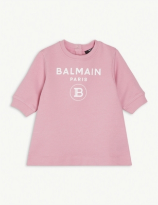 balmain logo jumper