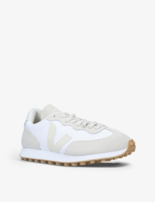 VEJA Women's Rio Branco mesh and leather trainers