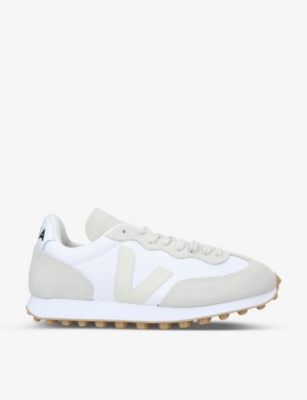 VEJA Women's Rio Branco mesh and leather trainers