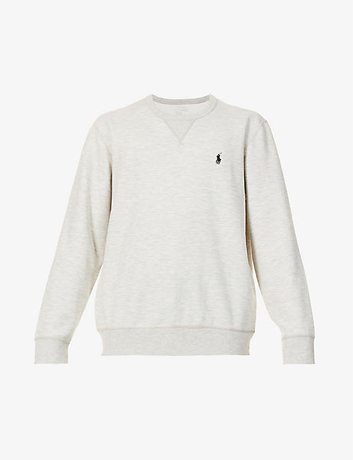 POLO RALPH LAUREN: Double knit pull-over cotton-jersey jumper