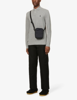 Polo Ralph Lauren Ralph Lauren Long Sleeve Polo T Shirt Grey In Gray