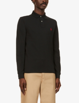 Polo Ralph Lauren Logo-embroidered In Polo Black