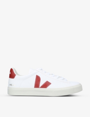 Shop Veja Mens White/oth Men's Campo Chromefree Leather Trainers