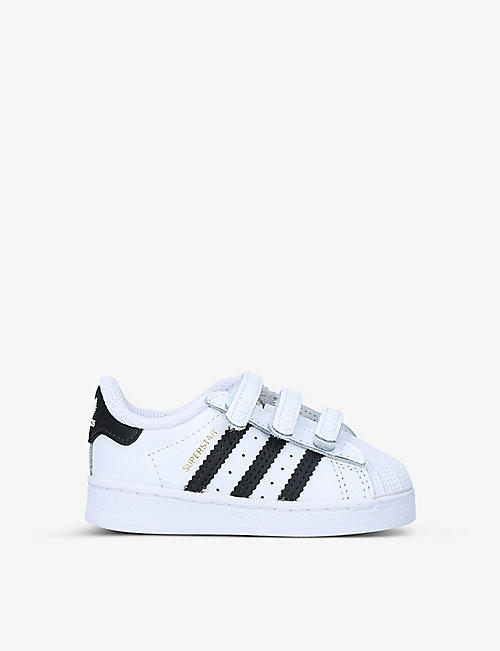ADIDAS: Superstar leather trainers 2-4 years