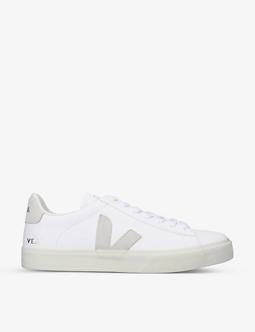 VEJA: Men's Campo leather and suede low-top trainers