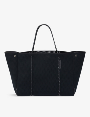 State Of Escape Ladies Black Neoprene Tote Bag