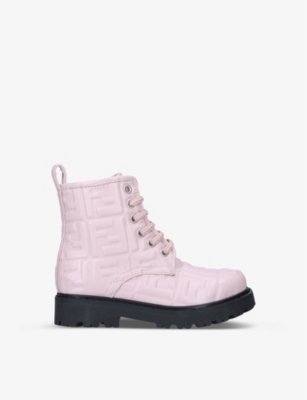 fendi snow boots pink