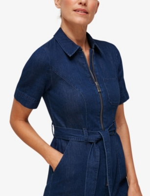 whistles denim jumpsuit