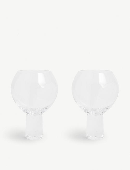 THE WHITE COMPANY：Halden 水晶杜松子酒玻璃杯（两件装）