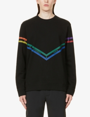 GIVENCHY - Rainbow logo-print cotton 