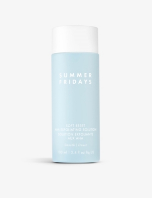 summer fridays soft reset aha exfoliating solution
