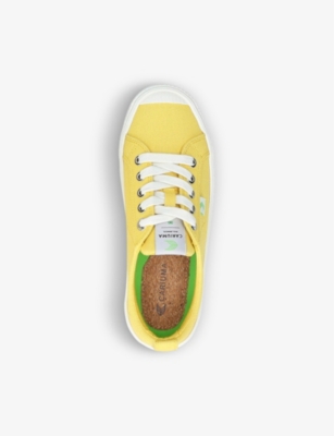 yellow canvas shoes mens