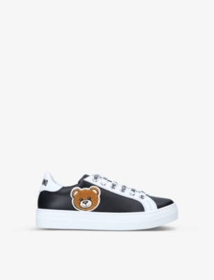 MOSCHINO - Teddy leather trainers 9-10 