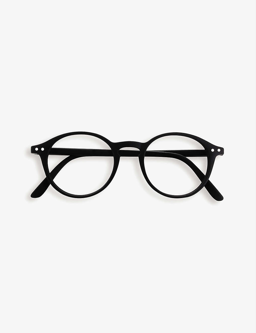 Izipizi Womens Black Screen #d Round-frame Glasses +2