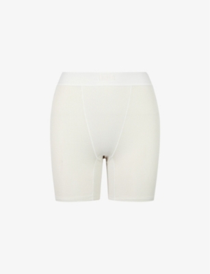 Skims Cotton Rib Boxers In Mineral