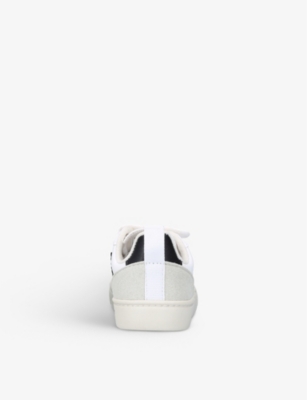 VEJA: V-10 logo-appliqué coated-cotton low-top trainers 2-5 years
