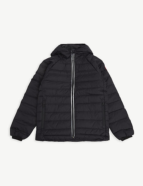 CANADA GOOSE: Sherwood padded shell-down jacket 7-16 years