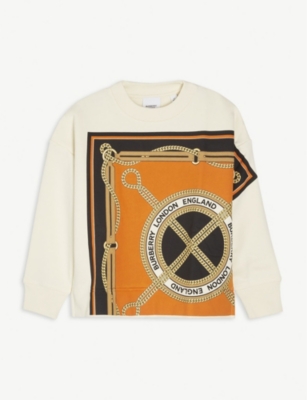 burberry white jumper