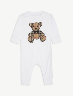 burberry baby grow