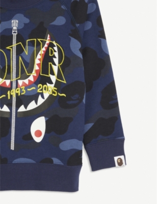 bape shark hoodie selfridges