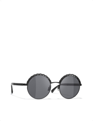CHANEL: Round Sunglasses
