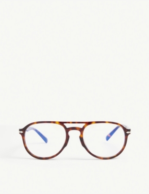 PERSOL: PO3235S pilot-frame optical glasses