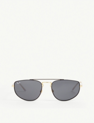 RAY-BAN: RB3668 rectangular-frame sunglasses