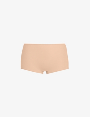 SKIMS: High-rise stretch-cotton boy shorts
