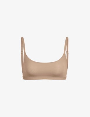 Fits Everybody scooped stretch-woven bra