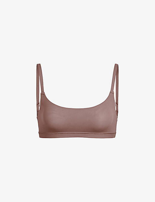 SKIMS: Fits Everybody scooped stretch-woven bra
