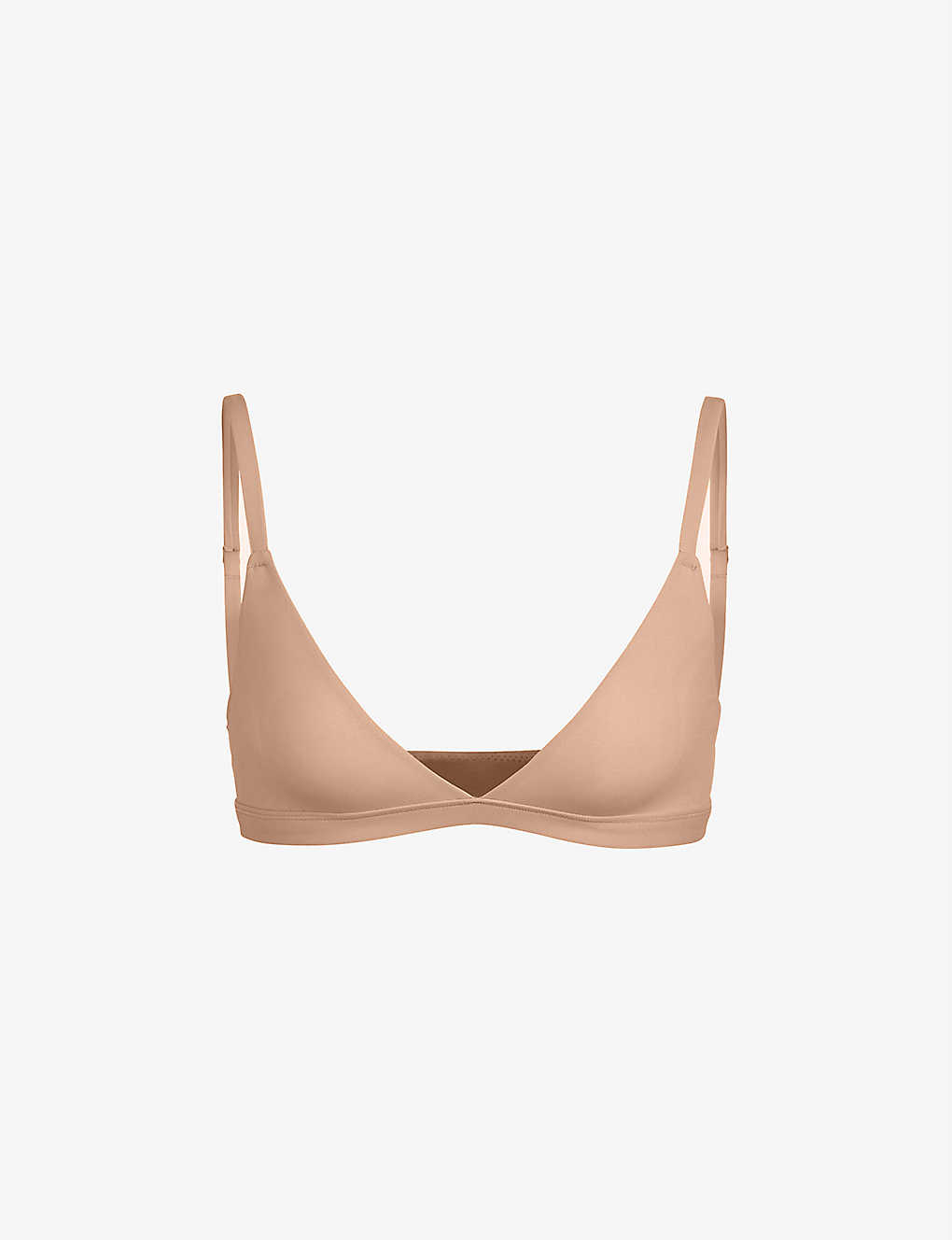 Skims Fits Everybody Triangle Bralette In Sand