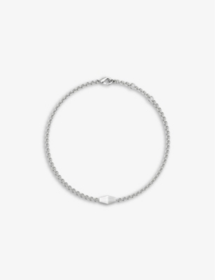 white gold charm bracelet