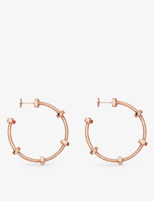 &Eacute;crou de Cartier 18ct rose gold earrings